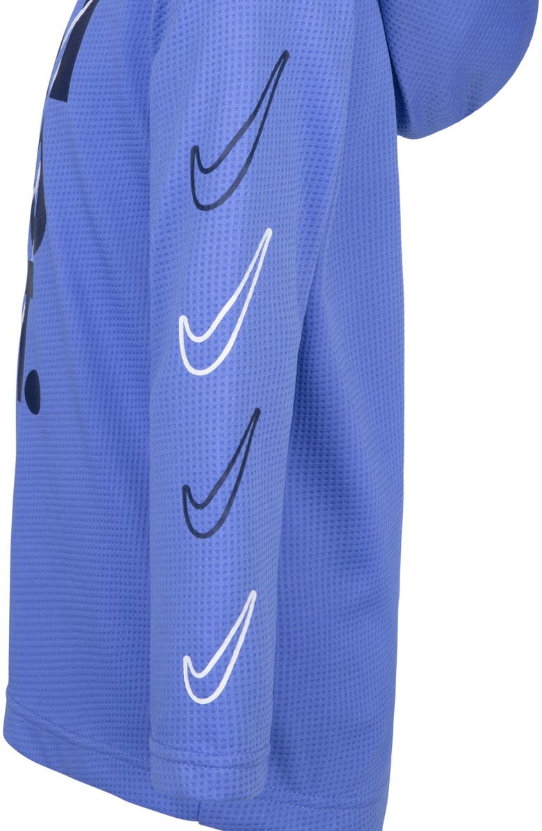 Nike Kids' Dri-FIT Thermal Pullover Hoodie, Alternate, color, Nike Polar
