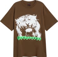 PLEASURES Grin Cotton Graphic T-Shirt