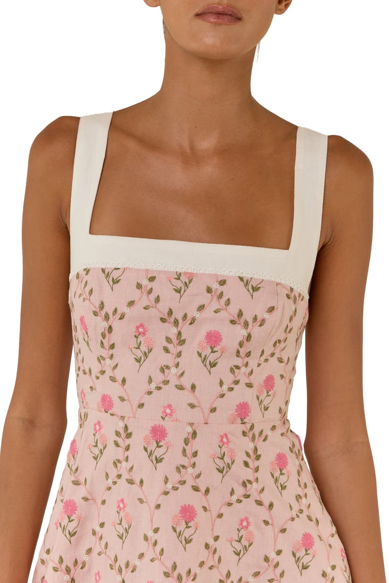 Daphne Mini Dress, Alternate, color, Luxembourg Tile