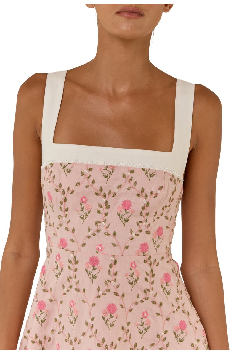 Palm Noosa Daphne Mini Dress, Alternate, color, Luxembourg Tile