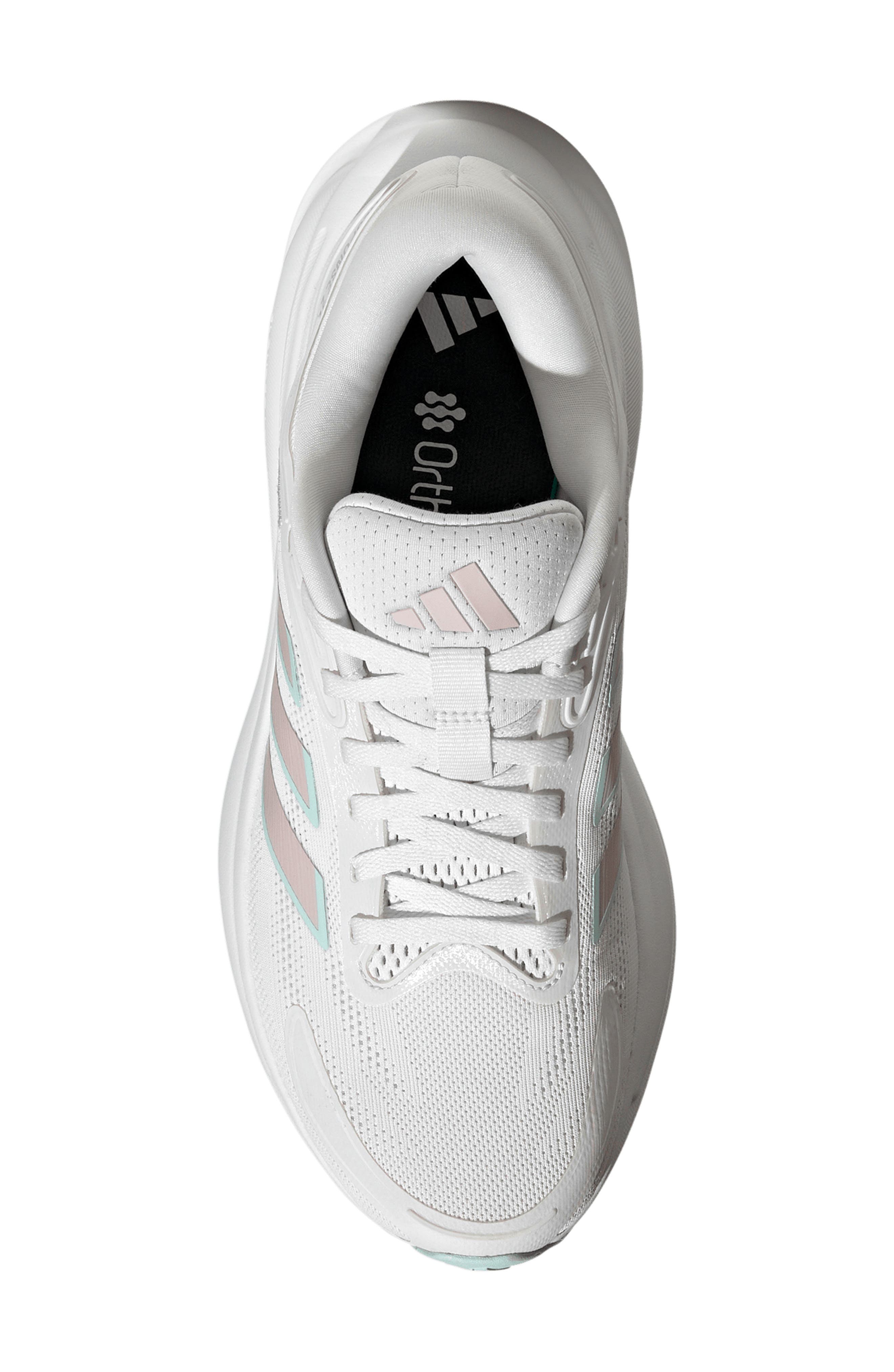 adidas Response 2 Running Shoe, Alternate, color, White/ Ice Purple/ Flash Aqua