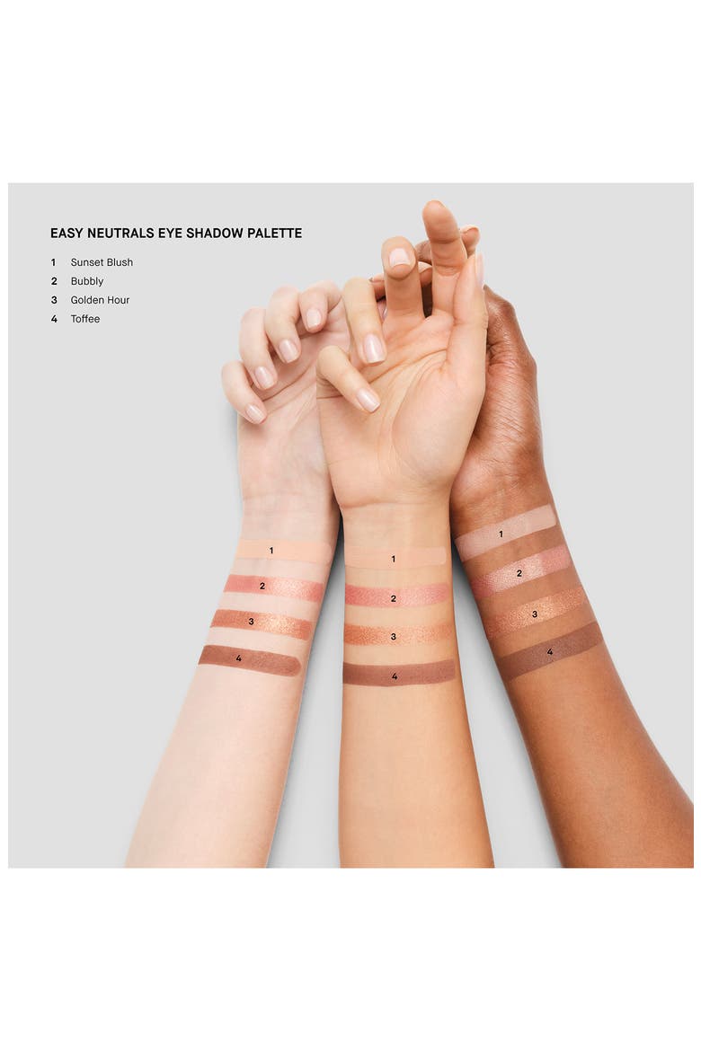 Easy Neutrals Eyeshadow Palette & Eyeliner Set $139 Value, Alternate, color, SUNSET/BUBBLY/GLDN HOUR/TOFFEE