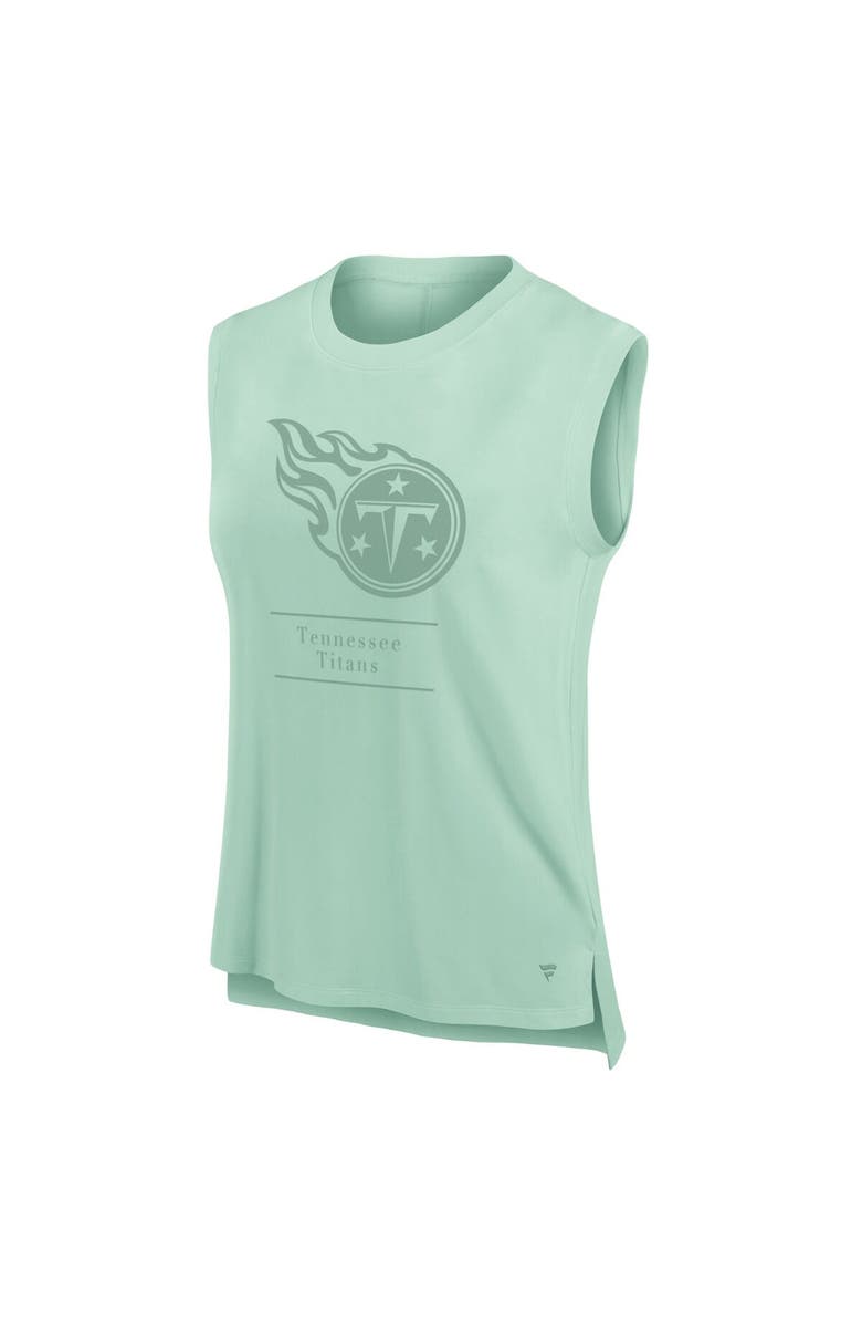 FANATICS Women's Fanatics Mint Tennessee Titans Studio Embrace Tank Top, Alternate, color, Mint