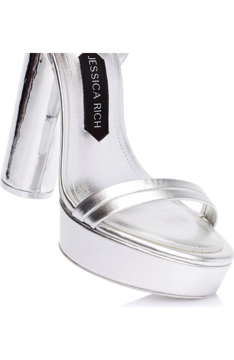 JESSICA RICH Love Platform, Alternate, color, Silver