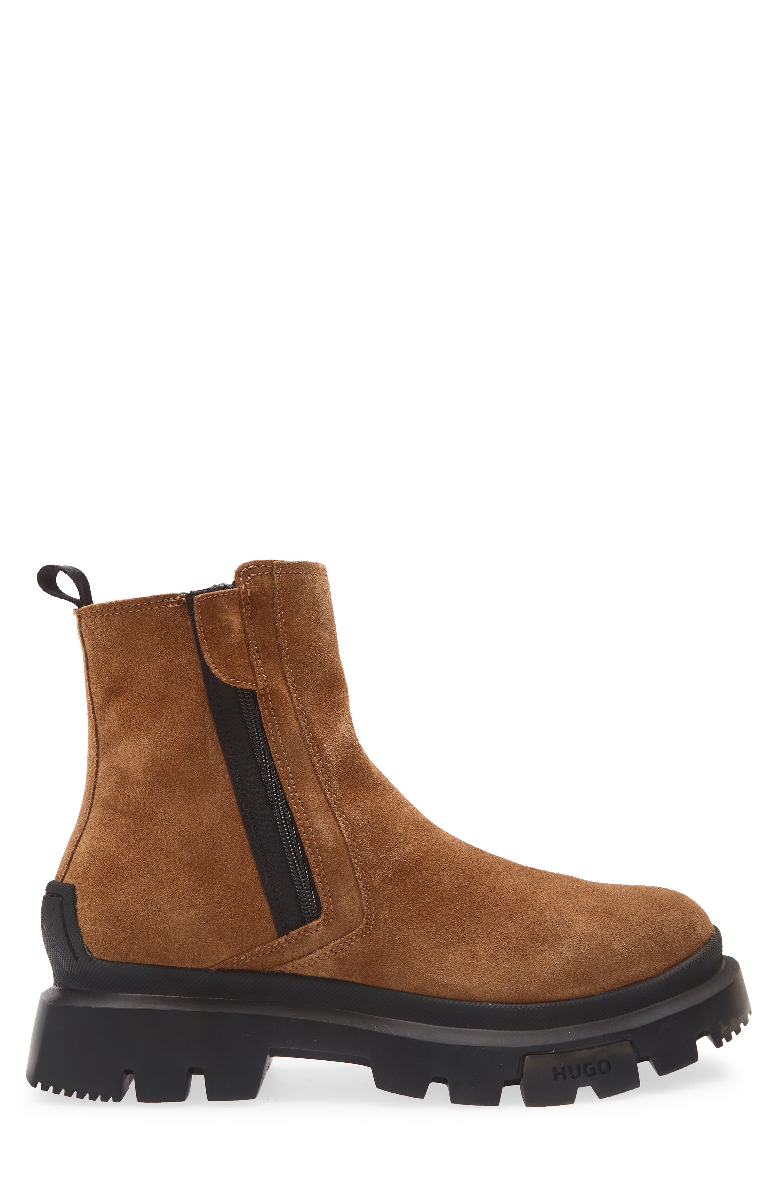 BOSS Fabyan Lug Sole Boot, Alternate, color, Rust/ Copper
