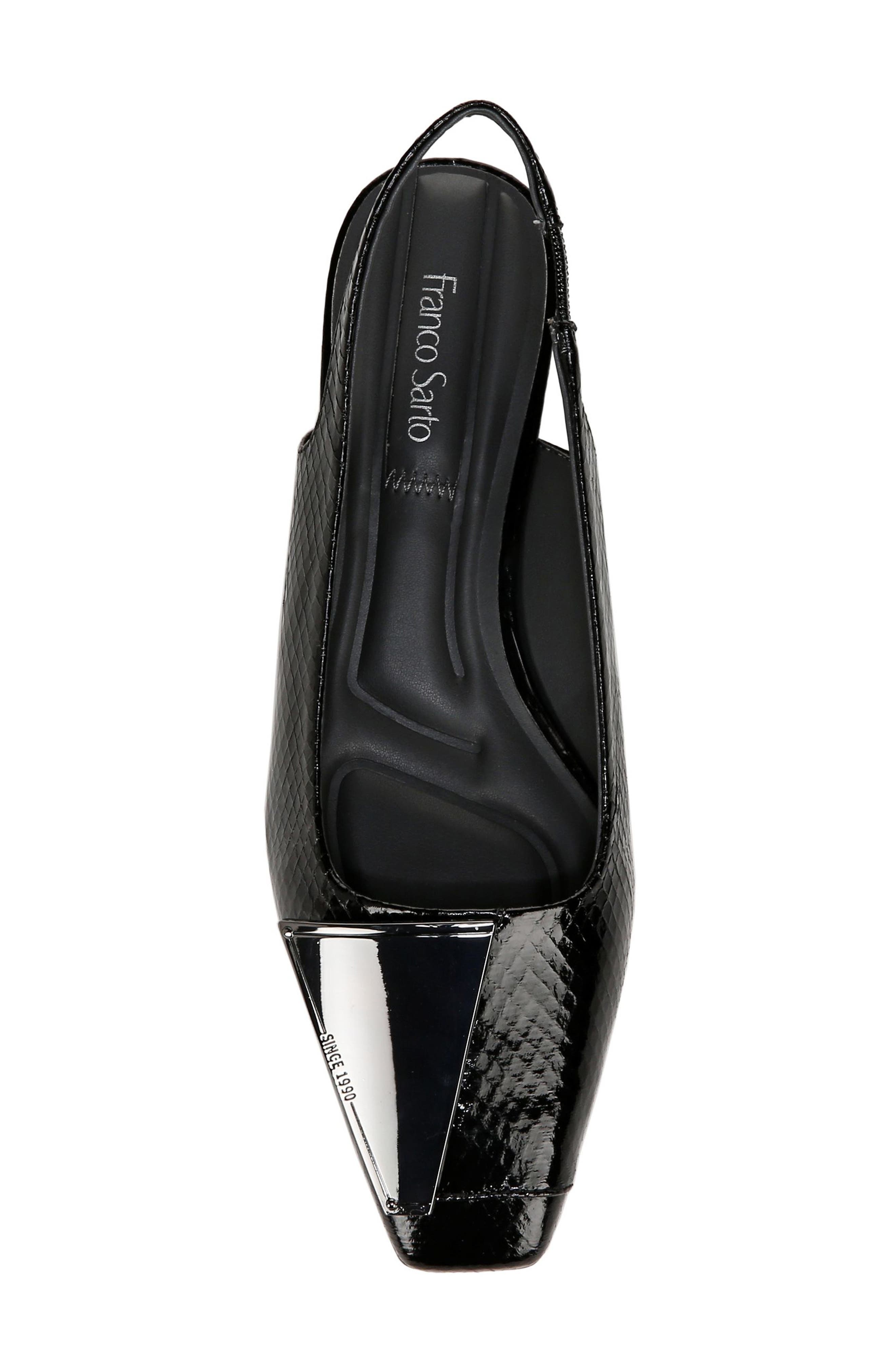 Franco Sarto Cassidy Slingback Flat, Alternate, color, Black