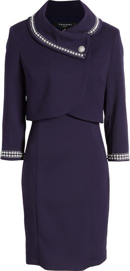 Beaded Jacket & Sheath Dress