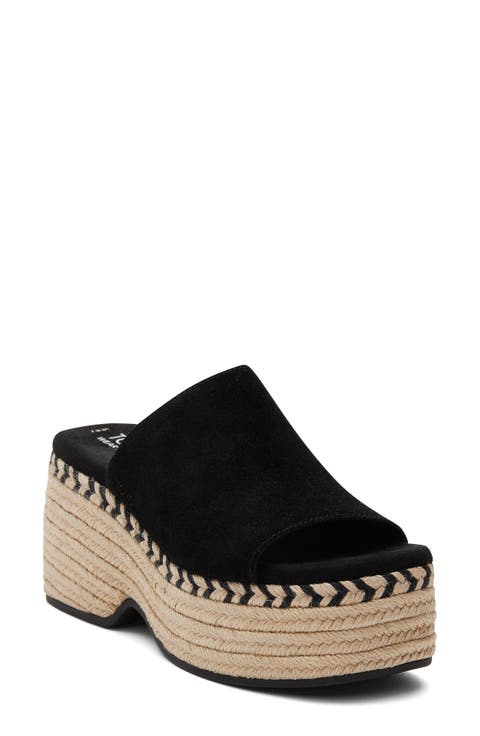 Lailam Espadrille Platform Slide Sandal (Women)