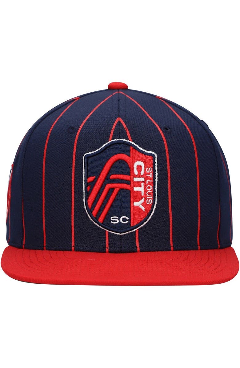 Mitchell & Ness Men's Mitchell & Ness Navy St. Louis City SC Team Pin Snapback Hat, Alternate, color, Navy