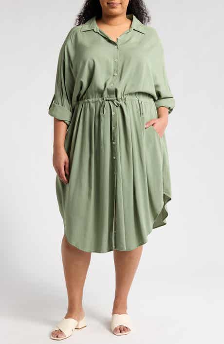 BOHO ME Long Sleeve Shirtdress