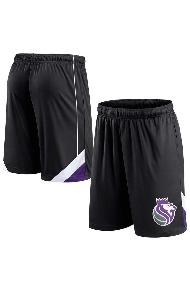 FANATICS Men's Fanatics Branded Black Sacramento Kings Slice Shorts, Main, color, 