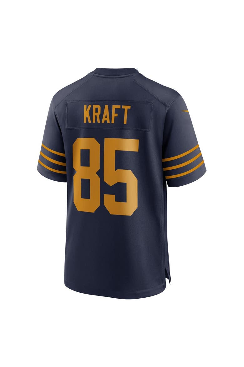 Men's Nike Tucker Kraft  Navy Green Bay Packers Alternate  Game Jersey, Alternate, color, Navy