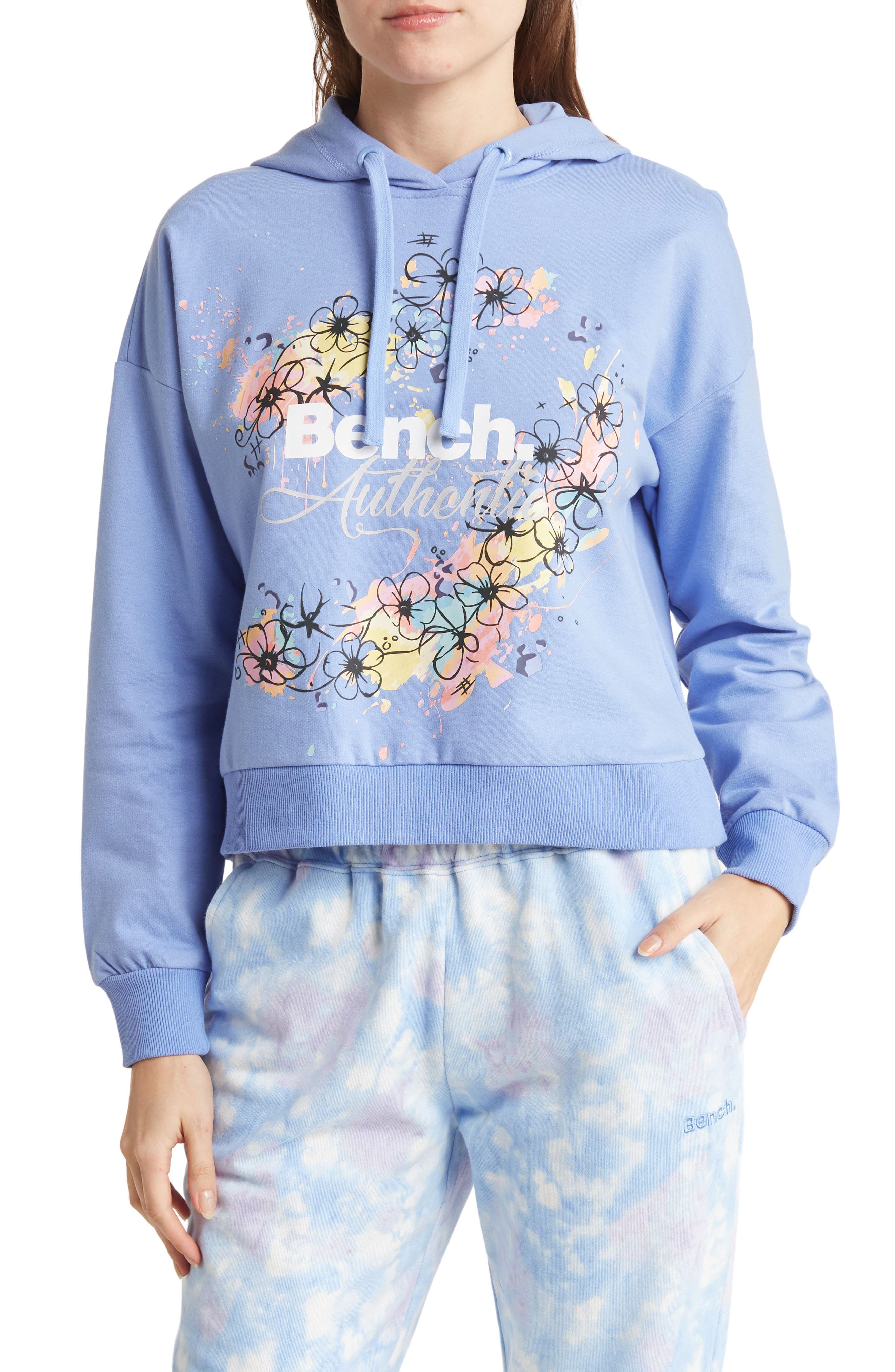 Bench. French Terry Cropped Hoodie (Women) | Nordstromrack