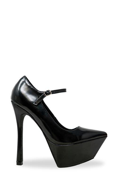 CHASE & CHLOE CHASE AND CHLOE POINTY TOE PLATFORM PUMP