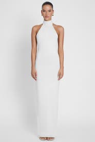 LEAU Alaia Drape Maxi Dress