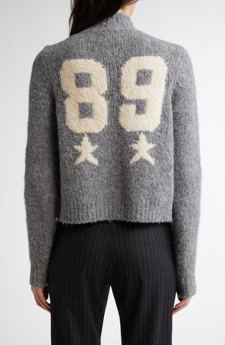 Paloma Wool Stadium Intarsia Zip Cardigan, Alternate, color, 