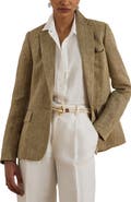 Lauren Ralph Lauren Linen Herringbone Jacket