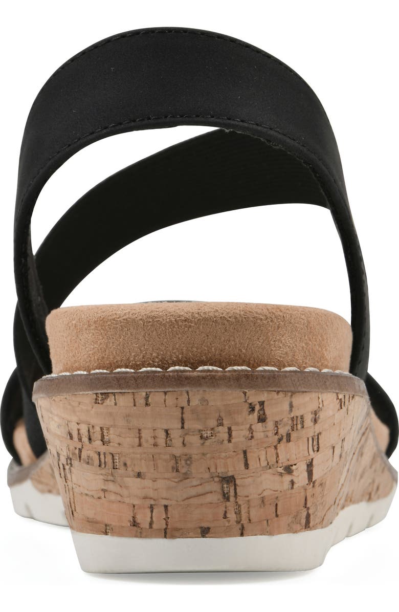 CLIFFS BY WHITE MOUNTAIN Tinnley Wedge Sandal, Alternate, color, Black Nubuck