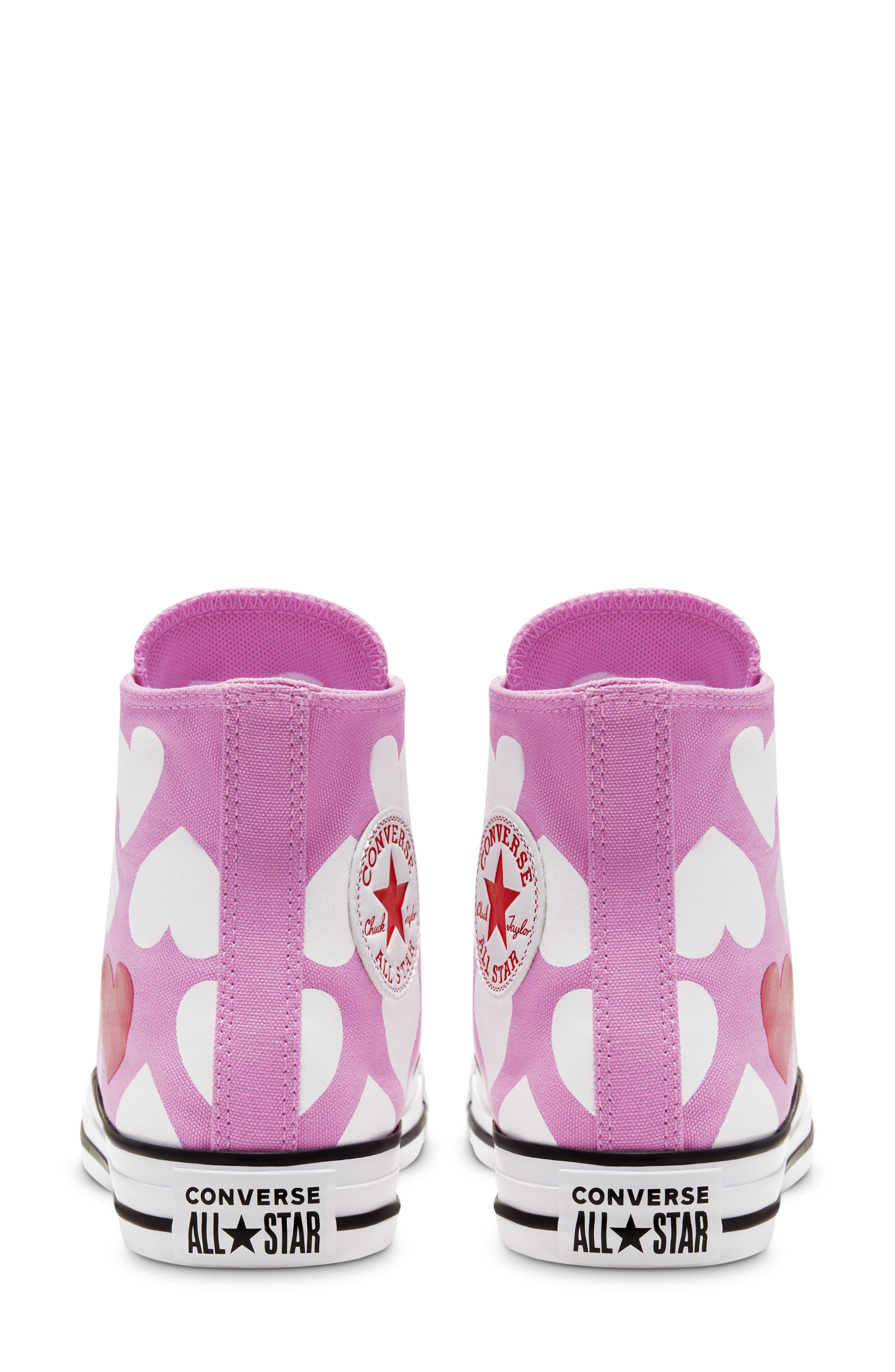 Converse Chuck Taylor<sup>®</sup> All Star<sup>®</sup> Heart High Top Sneaker, Alternate, color, 