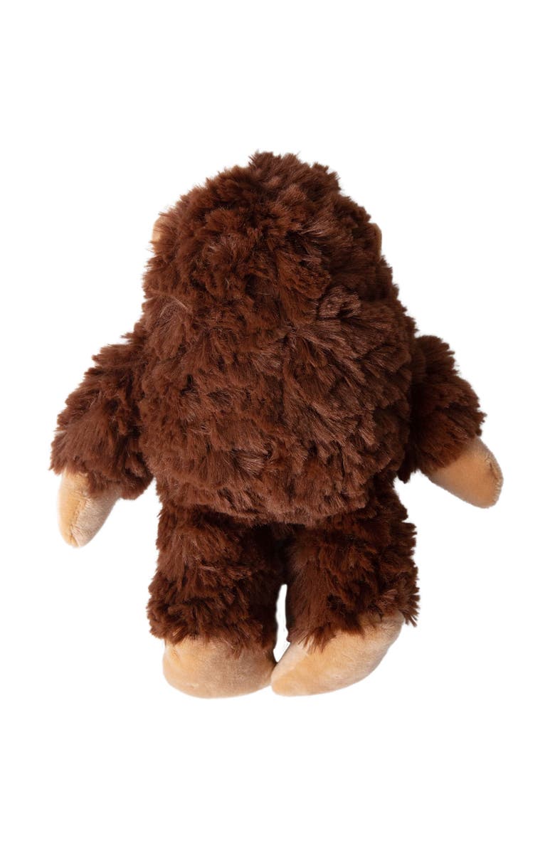 SnugArooz Young Billy the Big Foot, Plush Dog Toy, Squeaks & Crinkles, Alternate, color, Brown