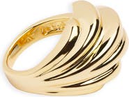 ARGENTO VIVO Ribbed Ring