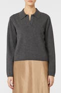 MM by Max Mara Moxa Virgin Wool & Cashmere Polo Sweater