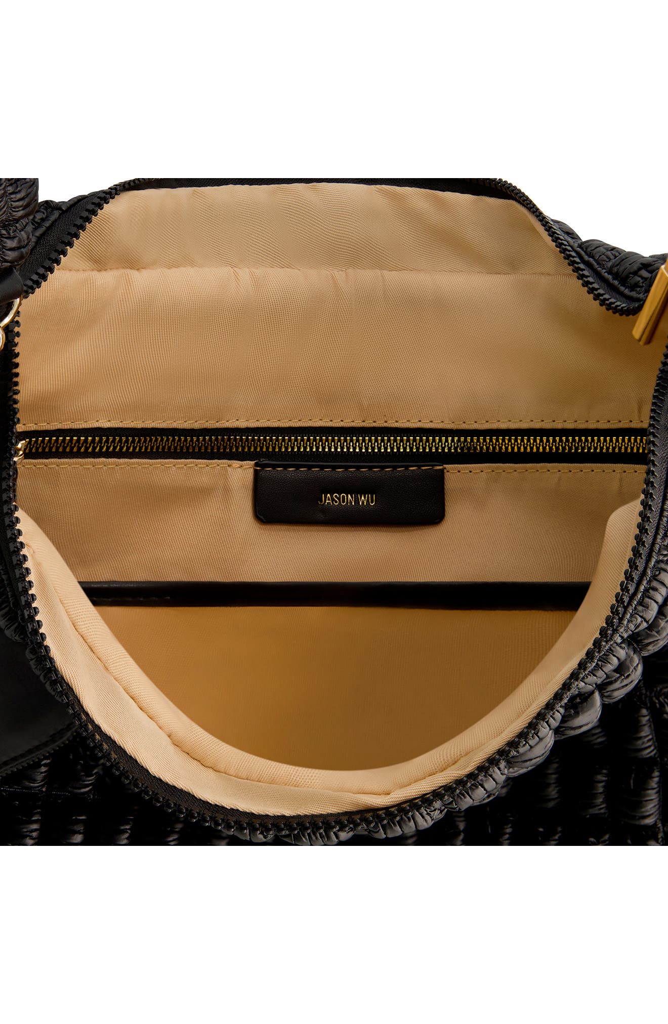 JASON WU Large Bubble Hobo Faux Leather Shoulder Bag, Alternate, color, 