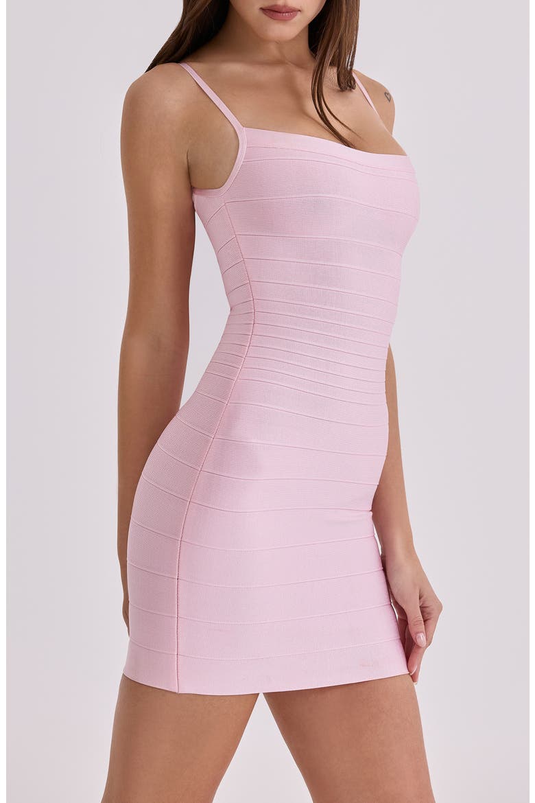 The Body Bandage Minidress, Alternate, color, PINK