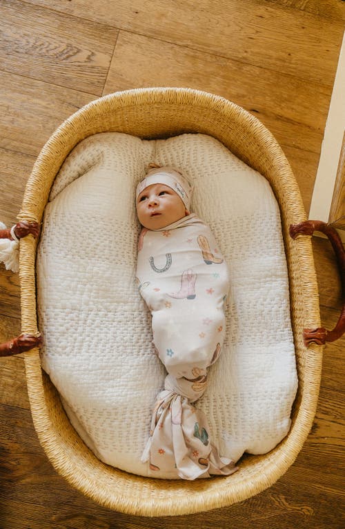 Copper Pearl Cheyenne Swaddle Blanket In Pink