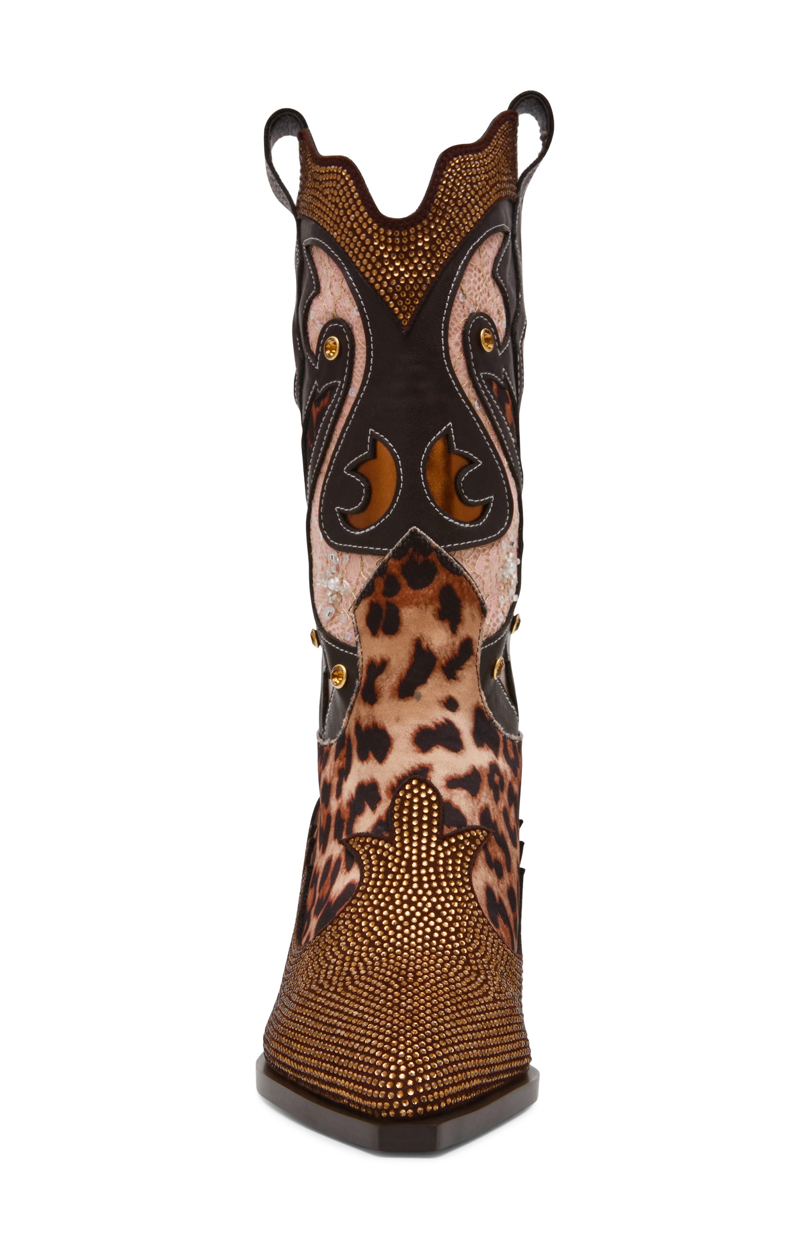 Journie Western Boot, Alternate, color, LEOPARD