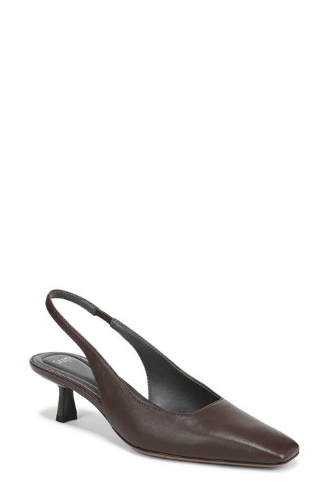 Raven Slingback Kitten Heel Pump (Women)