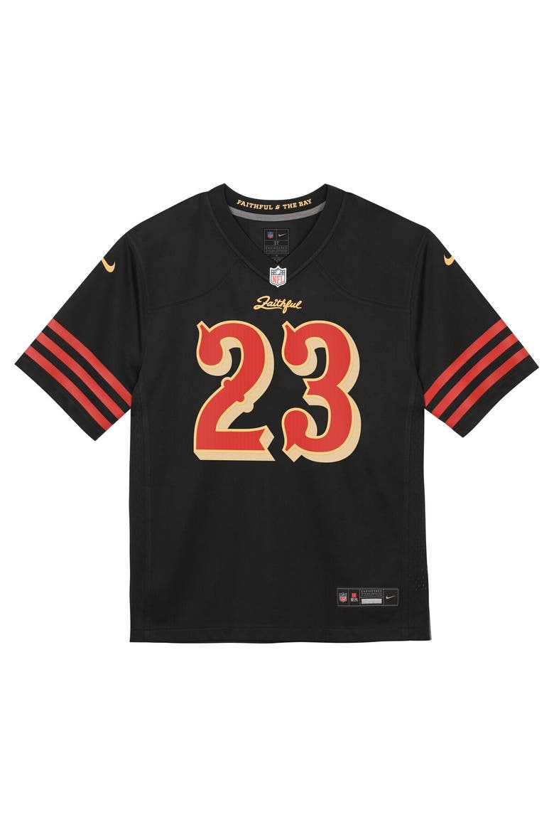 Toddler Nike Christian McCaffrey Black San Francisco 49ers 2025 Rivalries Collection Game Jersey, Alternate, color, Black