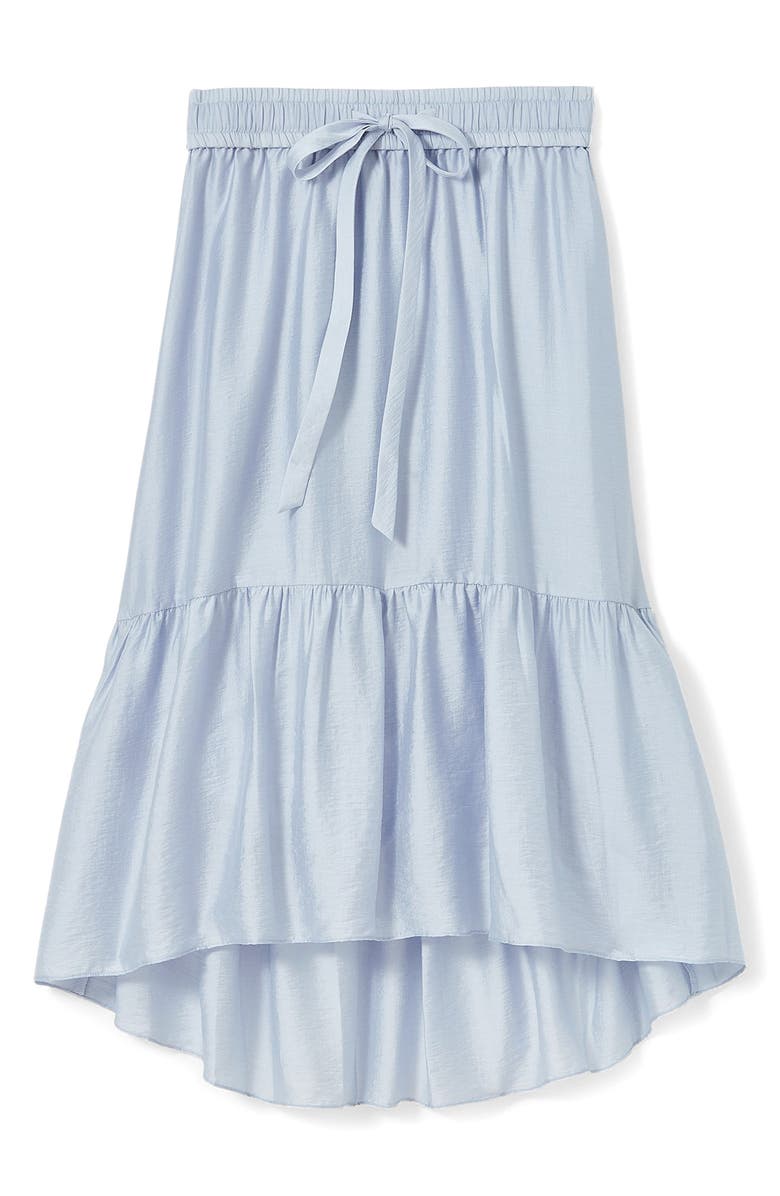 Club Monaco Tiered High-Low Skirt, Main, color, 