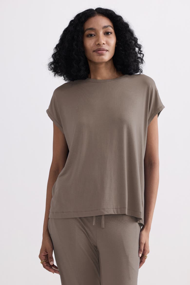 Relaxed Everyday Tee, Alternate, color, Autumn Maple