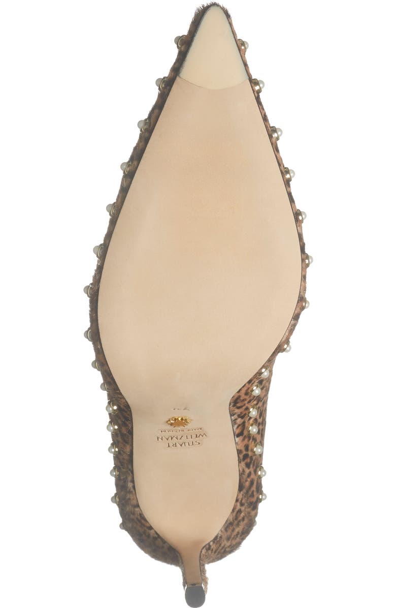 Stuart Weitzman Faux Pearl 100 Pump, Alternate, color, Classic