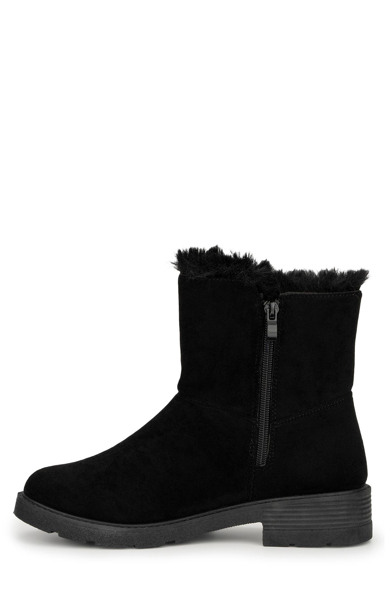 OLIVIA MILLER Rosemary Faux Fur Lined Ankle Boot, Alternate, color, 