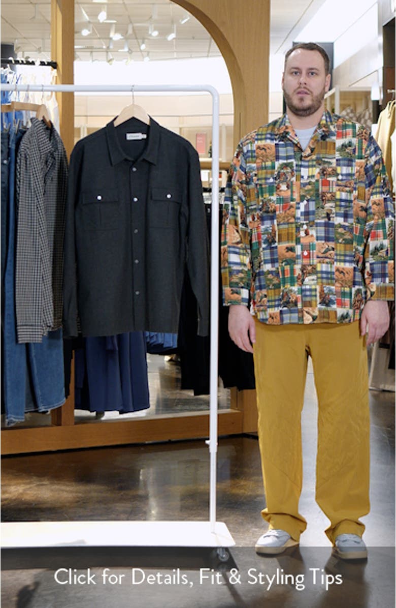 Classic Stretch Flannel Button-Up Shirt, sales video thumbnail