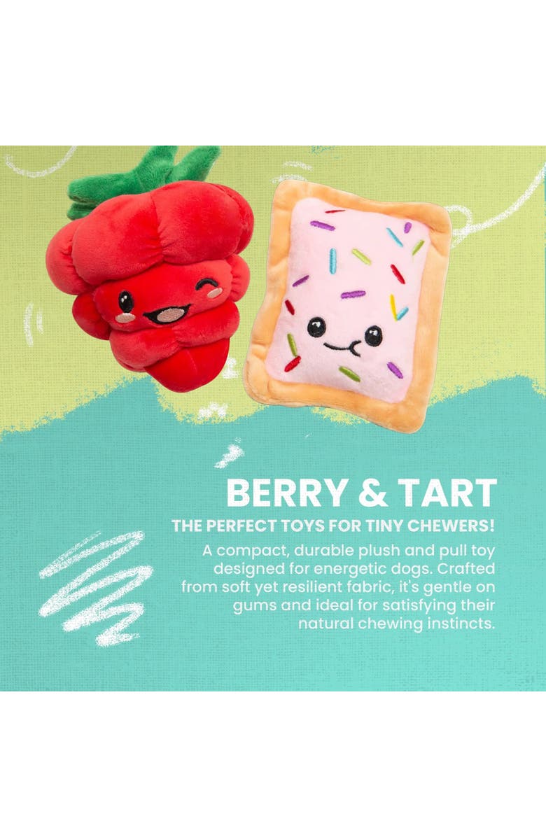 SnugArooz 2 Pack Plush Dog Toys, Alternate, color, Multicolored