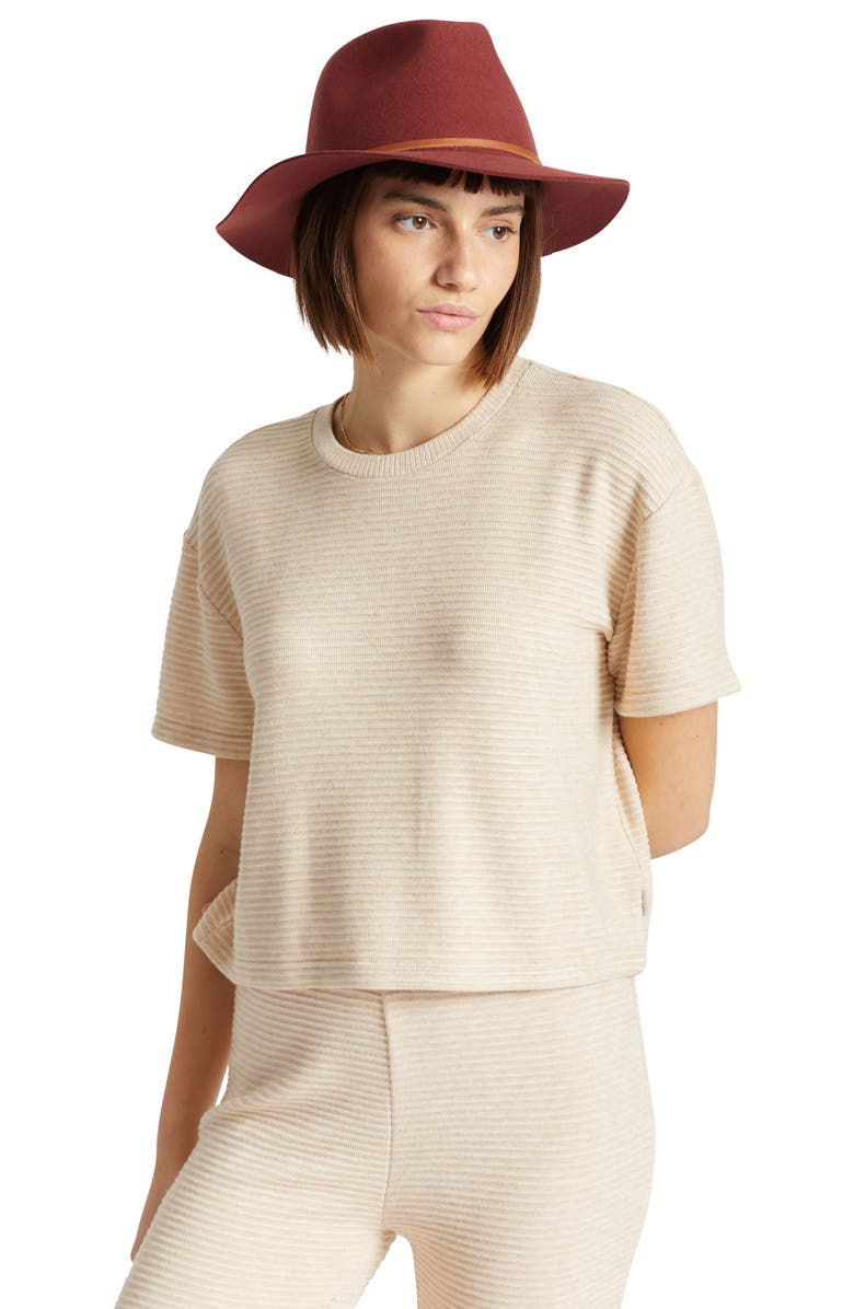 Brixton Wesley Wool Felt Fedora, Alternate, color, 