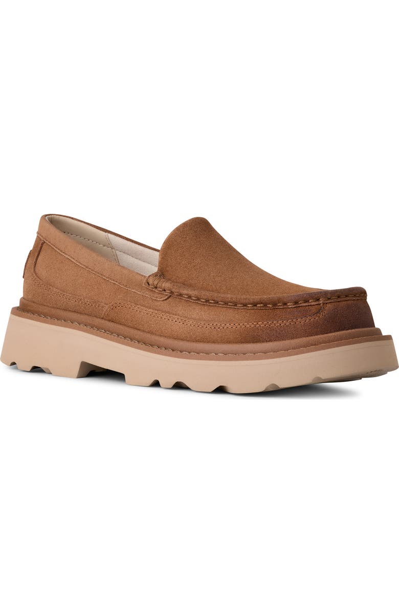UGG<sup
®</sup
Ascot Lug Loafer, Main, color, Chestnut