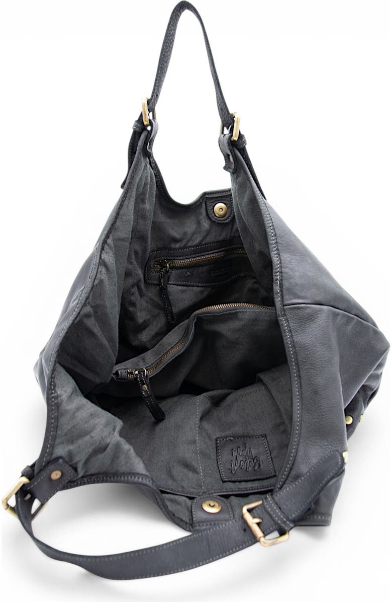 Bolsa Nova Slouchy Stud Tote, Alternate, color, Black