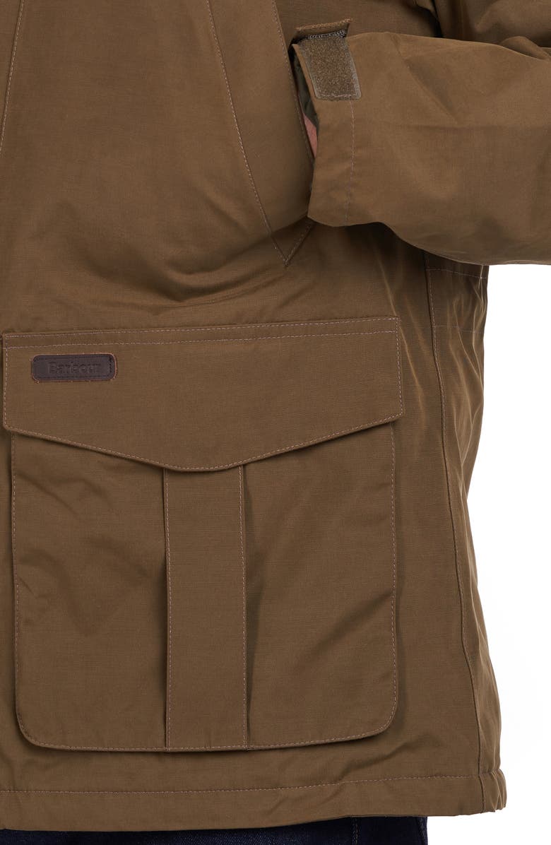 Barbour Sand Waterproof Raincoat, Alternate, color, 