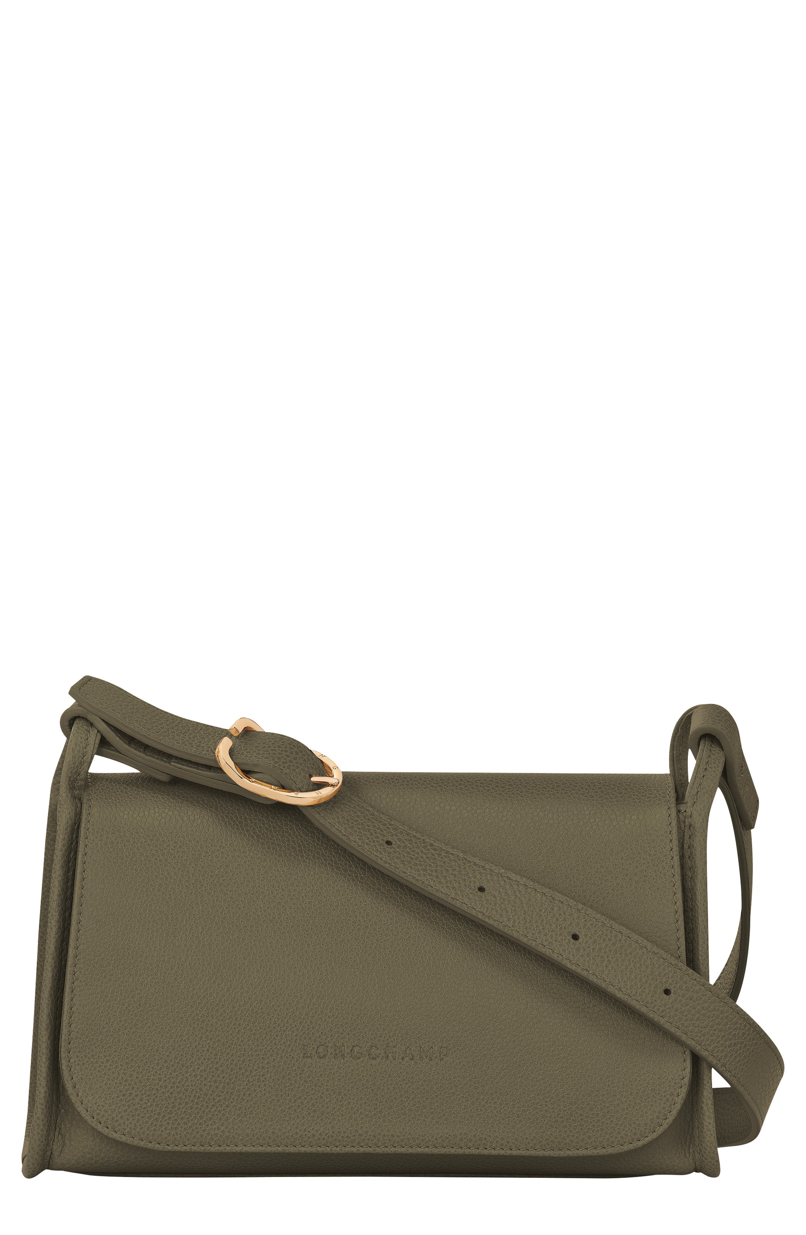 Medium Le Foulonné Leather Crossbody Bag