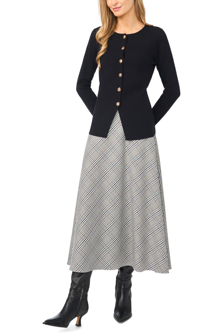 Karen Midi Skirt, Alternate, color, INDIGO NIGHT
