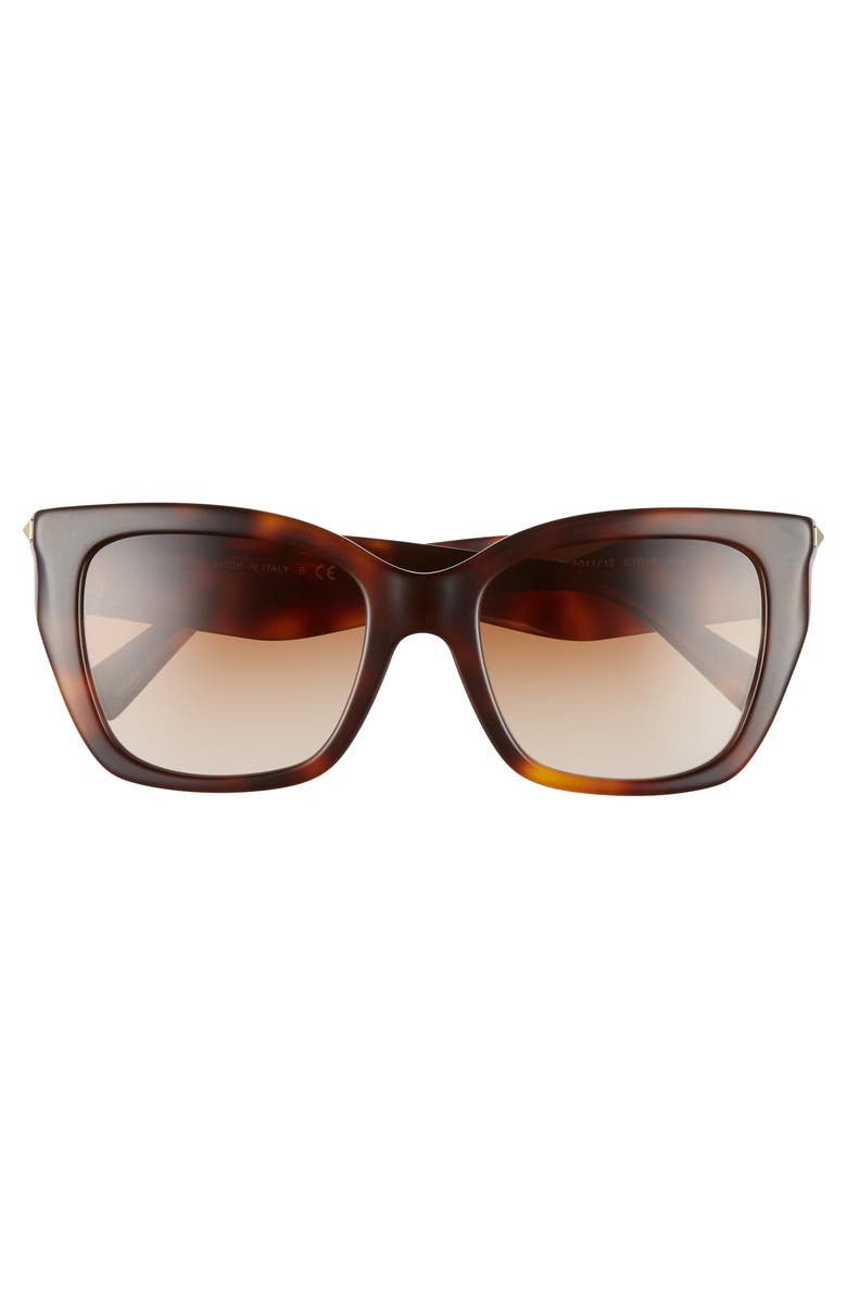 Valentino 53mm Rockstud Cat Eye Sunglasses, Alternate, color,