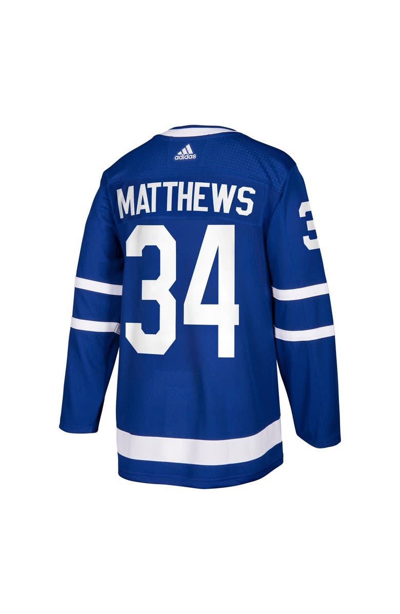 adidas Men's adidas Auston Matthews Blue Toronto Maple Leafs Authentic Player Jersey, Alternate, color, 