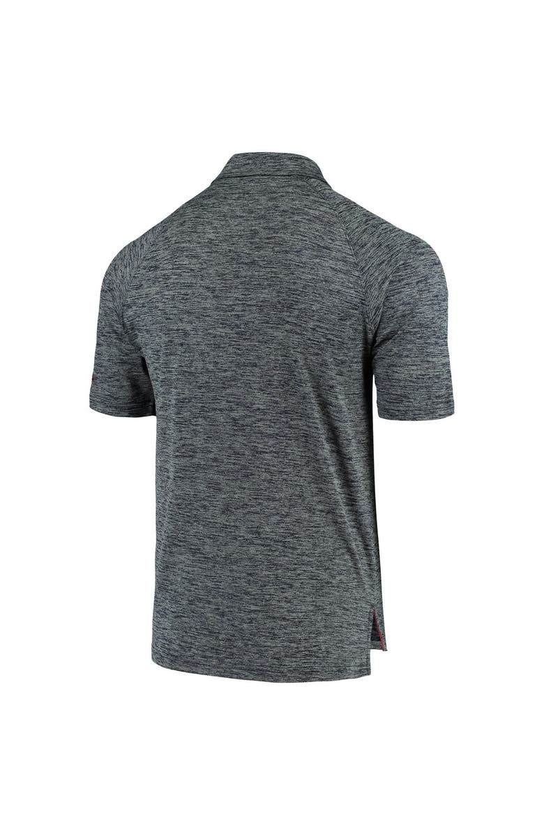 COLOSSEUM Men's Colosseum Heathered Navy Gonzaga Bulldogs Down Swing Raglan Polo, Alternate, color, Heather Navy