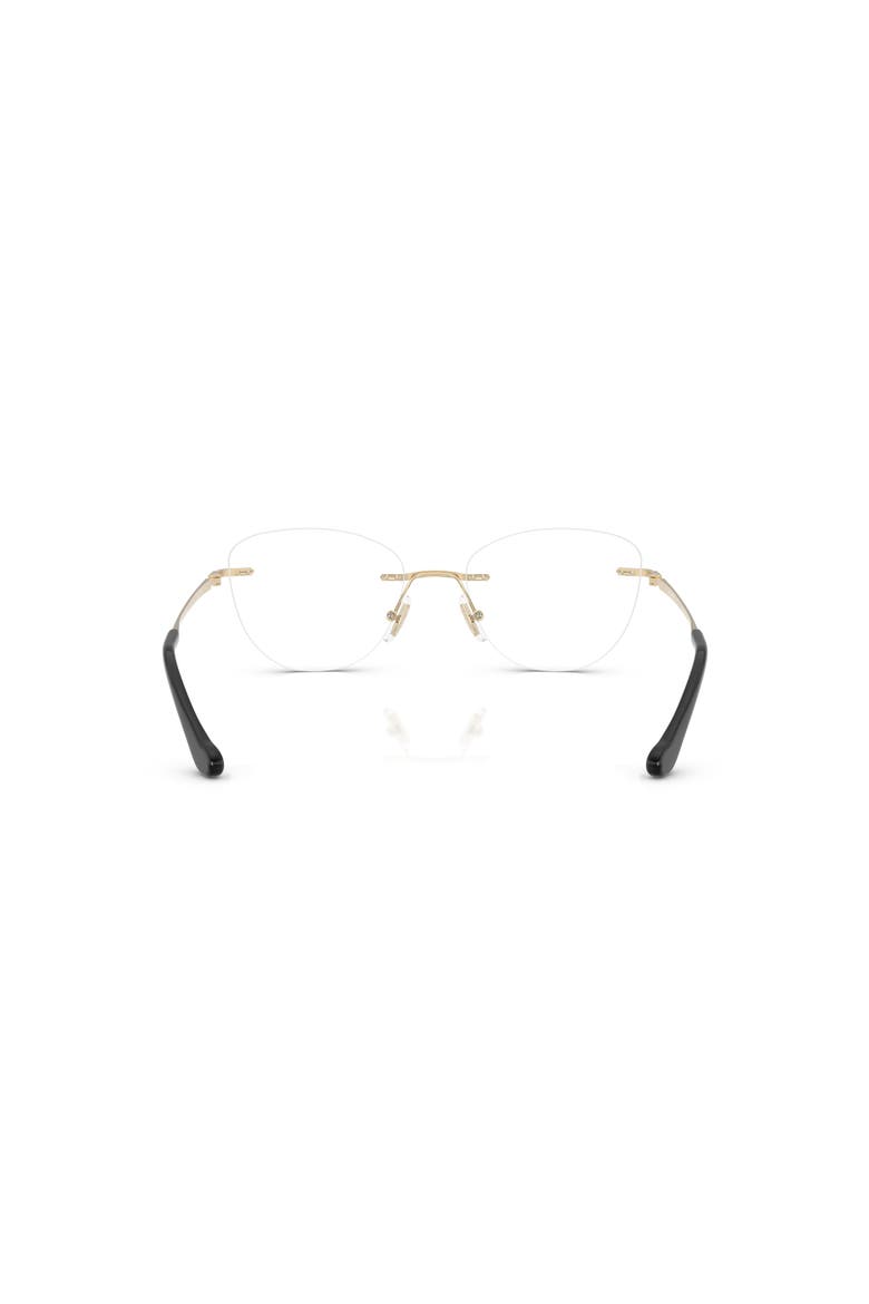 52mm Cat Eye optical glasses, Alternate, color, Gold