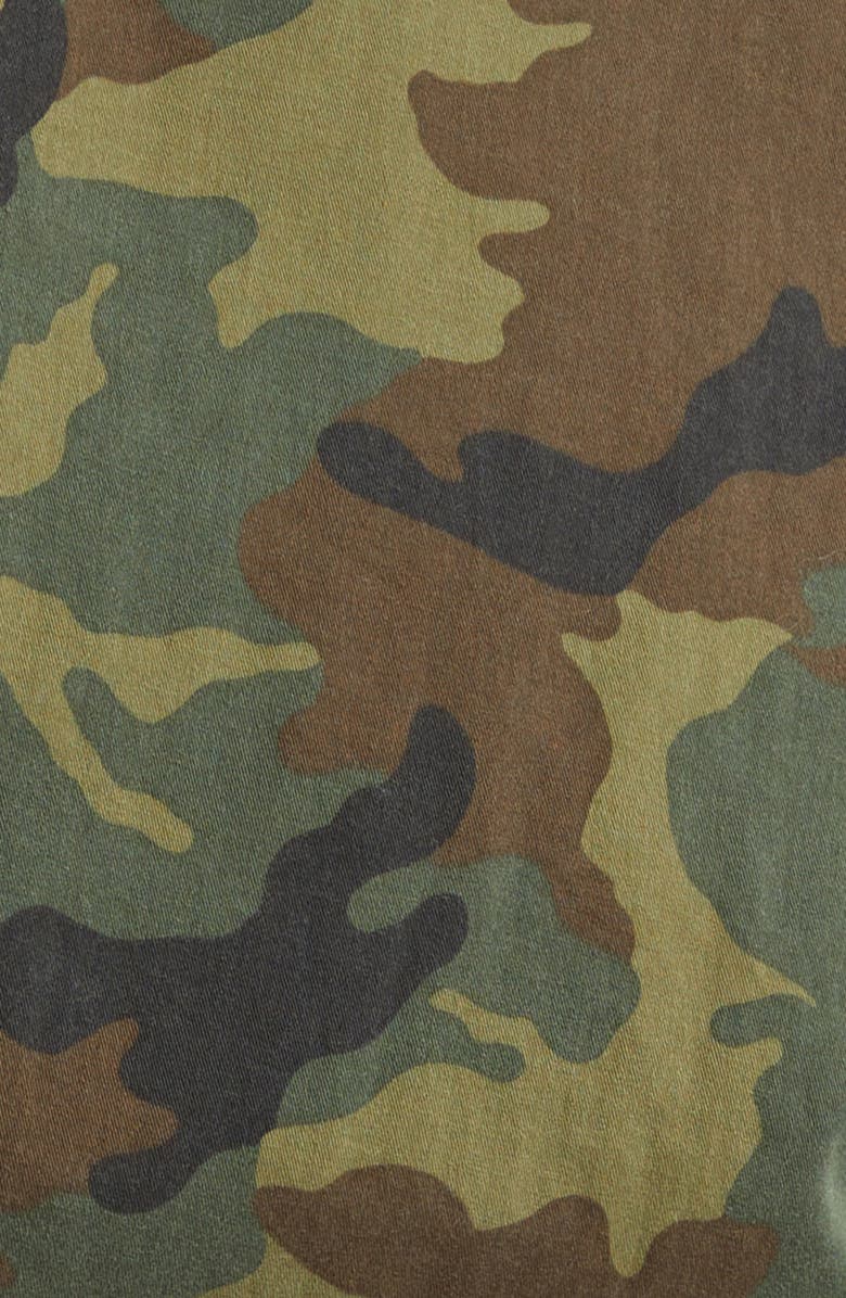 Nili Lotan Andrew Stretch Cotton Military Jacket, Alternate, color, Camouflage