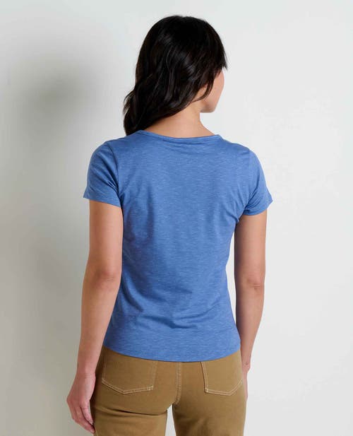 Toad And Co Toad & Co Marley Long Sleeve V-neck Tee In Blue